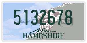 5132678  license plate in NH