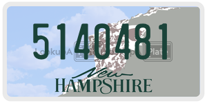 5140481  license plate in NH