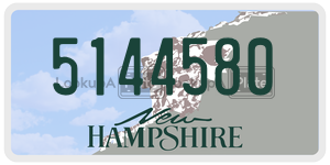 5144580  license plate in NH