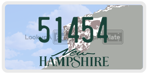 51454  license plate in NH