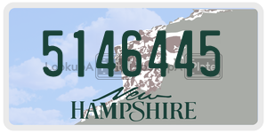 5146445  license plate in NH