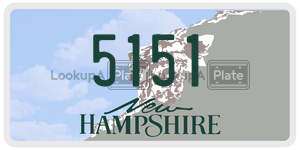 5151 license plate in New Hampshire