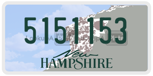 5151153  license plate in NH