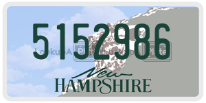 5152986  license plate in NH