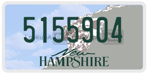 5155904  license plate in NH