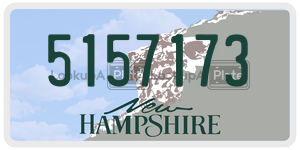 5157173  license plate in NH