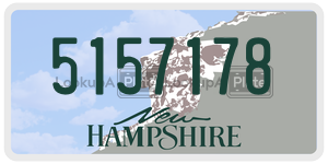 5157178  license plate in NH