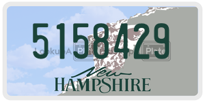 5158429  license plate in NH