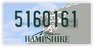 5160161  license plate in NH