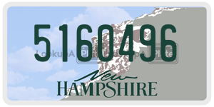 5160496  license plate in NH
