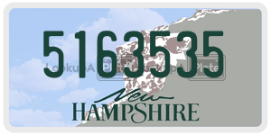 5163535  license plate in NH