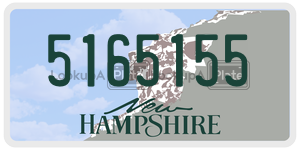 5165155  license plate in NH