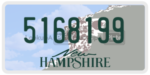 5168199 license plate in New Hampshire