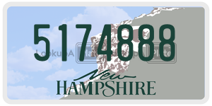 5174888  license plate in NH