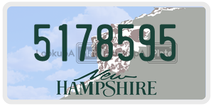 5178595  license plate in NH