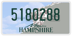 5180288 license plate in New Hampshire