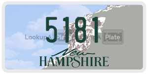 5181  license plate in NH