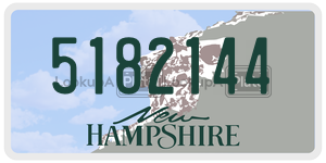 5182144  license plate in NH