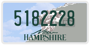 5182228  license plate in NH
