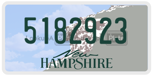 5182923  license plate in NH