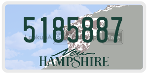 5185887  license plate in NH