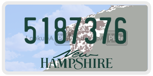 5187376  license plate in NH