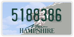 5188386  license plate in NH