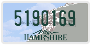 5190169  license plate in NH
