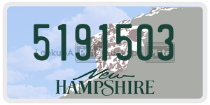5191503  license plate in NH
