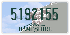 5192155  license plate in NH