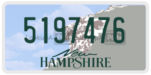 5197476 license plate in New Hampshire