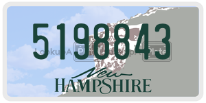 5198843  license plate in NH