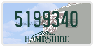 5199340  license plate in NH