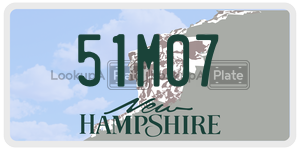 51M07  license plate in NH