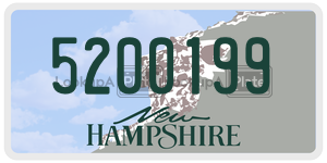 5200199  license plate in NH