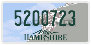 5200723  license plate in NH