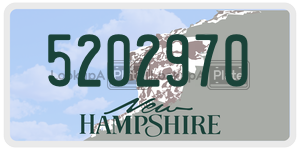 5202970  license plate in NH