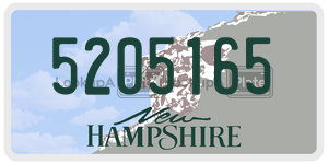 5205165  license plate in NH