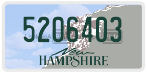 5206403  license plate in NH