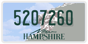 5207260  license plate in NH