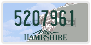 5207961  license plate in NH
