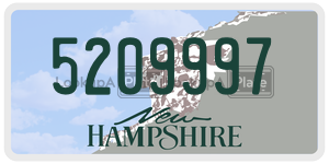 5209997  license plate in NH