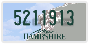 5211913 license plate in New Hampshire