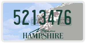5213476  license plate in NH
