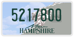 5217800  license plate in NH