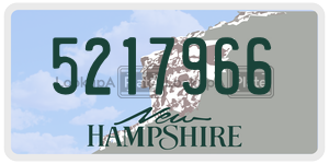 5217966  license plate in NH