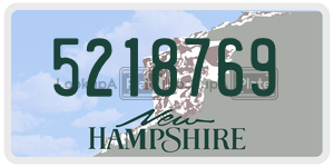 5218769  license plate in NH