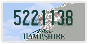 5221138  license plate in NH