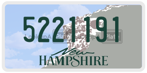 5221191 license plate in New Hampshire