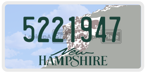 5221947  license plate in NH